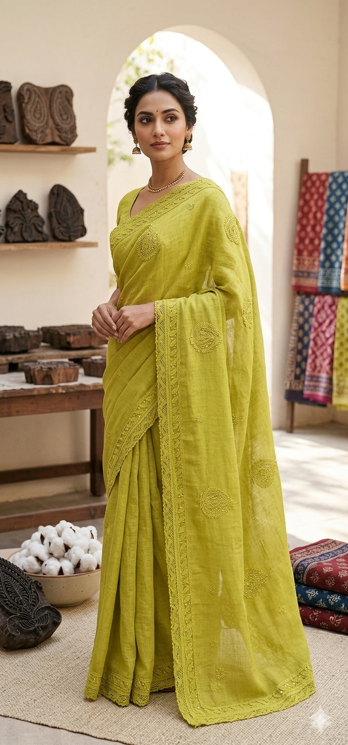 Harini Mal Chanderi Saree