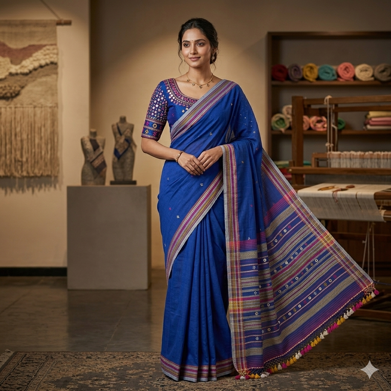 Indraneel kala cotton