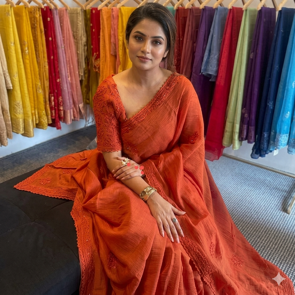 Noor-e Chanderi Saree