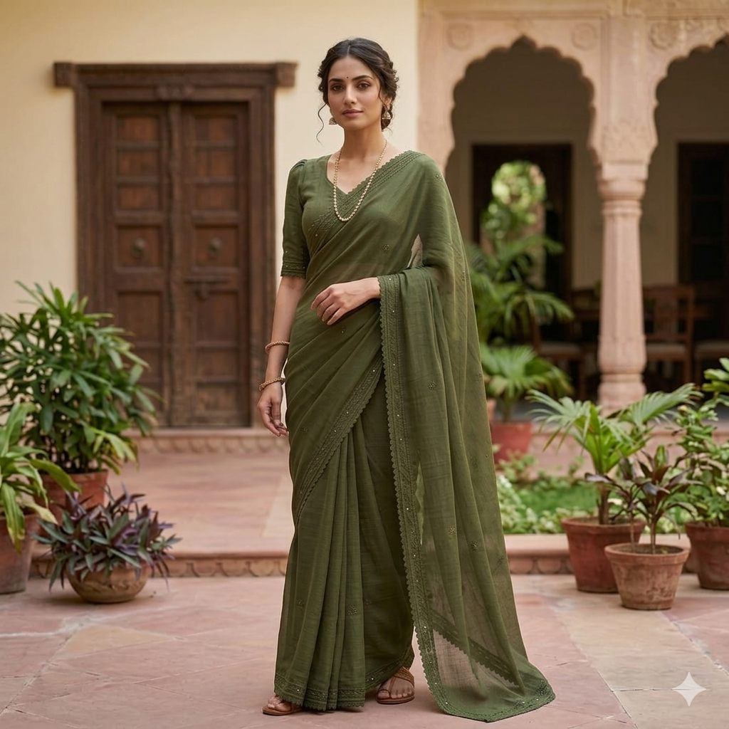 Maherva Mal Chanderi Saree