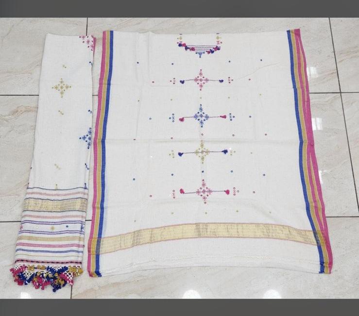 Rangrez Ivory kala cotton