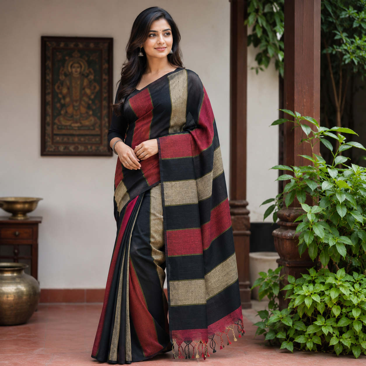 Ruby Stripes Cotton